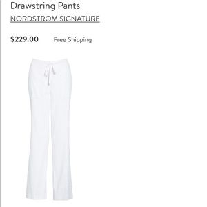 Nordstrom Signature White Pants Size 12